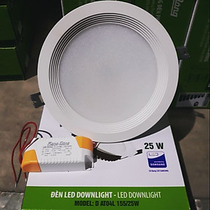 Combo 3 Bóng Đèn LED Âm Trần Downlight D AT04L 155 25W, Khoét trần 155mm