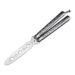 Bộ 2 Dao Bướm Thích Hợp Đi Cắm Trại Dã Ngoại An Toàn Khi Sử Dụng Training Knife Tool Safe