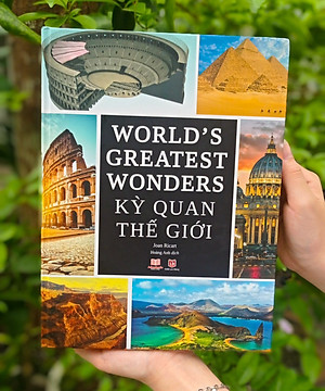 Combo 2 Cuốn Sách Bách Khoa Toàn Thư - Kỳ Quan Thế Giới, Bí Ẩn Của Lịch Sử- Tổng Hợp Kiến Thức Về Lịch Sử, Địa Lý, Du Lịch Khám Phá Thế Giới - Á Châu Books Bìa Cứng, In Màu