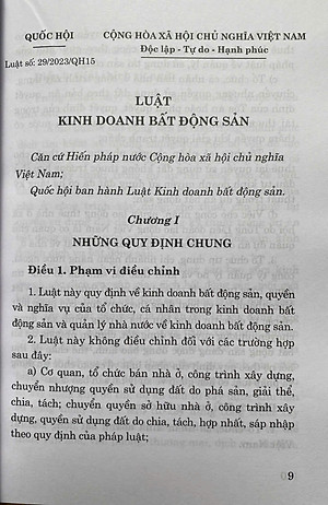 Luật Kinh Doanh Bất Động Sản  Năm 2023 ( Sửa đổi, bổ sung năm 2024 )