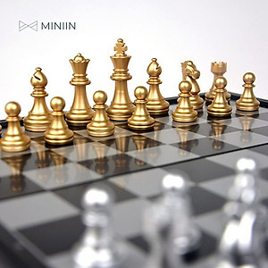 Bộ Cờ Vua Nam Châm Cao Cấp Chính Hãng- Kích Thích Phát Triển Trí Não, Thể Thao Trí Tuệ,  3 Kích thước - MINIIN