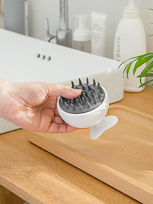 Lược gội đầu silicone - Massage da đầu, giảm ngứa, giảm gàu tăng cường tuần hoàn máu giảm gãy rụng tóc