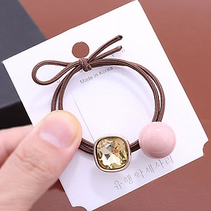 Dây buộc tóc nữ macaron [Set 4 dây] NASI dễ thương phong cách hàn quốc thun cột tóc nữ co giãn tốt phụ kiện tóc