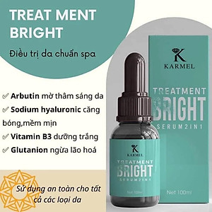 Serum giảm thâm và căng bóng da KARMEL TREATMENT BRIGHT 10ml-50ml ( mẫu mới )