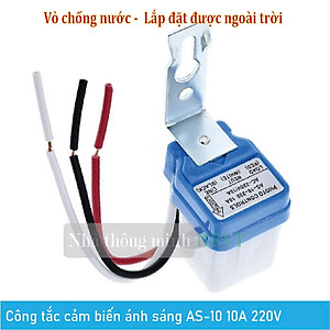Công Tắc Cảm Biến Ánh Sáng AC220V/10A: Tự Động Bật Đèn Khi Tối, Tắt Khi Sáng