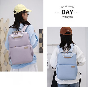 Balo công sở nam nữ đi làm đi học đi du lịch balo laptop chống sốc chống nước đẹp nhỏ gọn thời trang cho học sinh, sinh viên - Hàng chính hãng