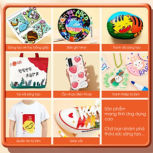 Bộ Bút Màu Acrylic Marker Chống Nước Vẽ Trên Mọi Chất Liệu.