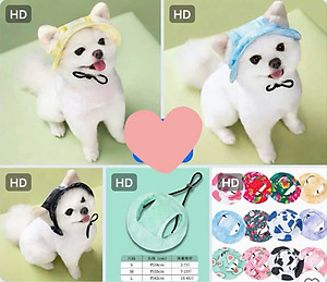 MŨ TRÒN DỄ THƯƠNG TỪ 1.5-6.5KG DÀNH CHO THÚ CƯNG CHÓ MÈO