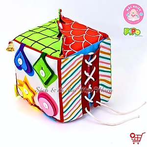 Đồ Chơi Vải - Bộ Hình Khối Luyện Kỹ Năng Cho Bé Từ 6 Tháng - Pipo Vietnam