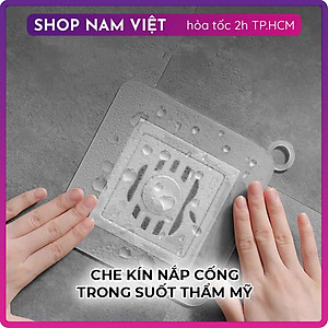 [SET 2 CÁI] Silicon Chặn Nắp Cống Ngăn Mùi Hôi Chặn Côn Trùng
