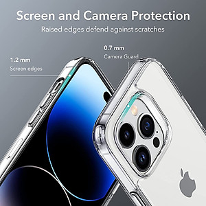 Ốp Lưng cho iPhone 14 Pro / iPhone 14 Pro Max ESR Metal Kickstand Phone Case - Hàng Chính Hãng
