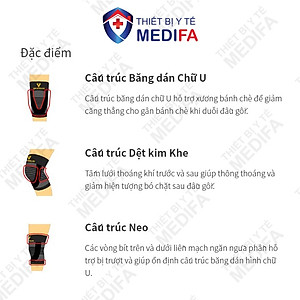 Băng Bảo Vệ Khớp Gối Bó Gối Vantelin Support Knee size M