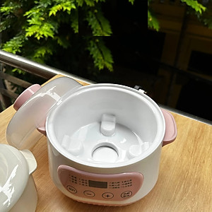 Nồi Nấu Cháo Chậm, Chưng Yến Dung Tích 1L Có Thể Hầm Xương, Nấu Cách Thủy Đa Năng Cho Gia Đình - Giao màu ngẫu nhiên - Hàng Chính Hãng