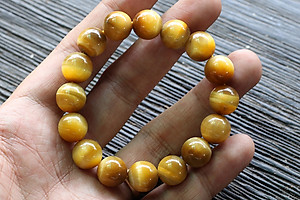 Vòng Thạch Anh Mắt Hổ Vàng Vip Ngọc Quý Gemstones