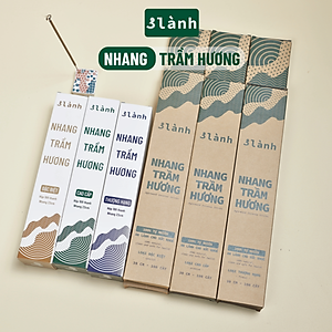 Nhang Trầm Hương 3 Lành Đặc Biệt Cao Cấp Thượng Hạng 23-30-40cm, 100gr Tự Nhiên 100% Thờ Cúng