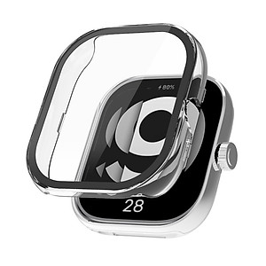 Ốp lưng mặt đồng hồ PC cứng có tích hợp kính cường lực bảo vệ đồng hồ thông minh Redmi Watch 4 - Hàng chính hãng