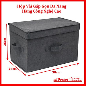 Hộp Đựng Đồ Đa Năng TD1 – Túi Vải Đựng Quần Áo Chăn Màn Phong Cách Thụy Điển Sang Trọng, Lịch Sự – Hàng Chính Hãng