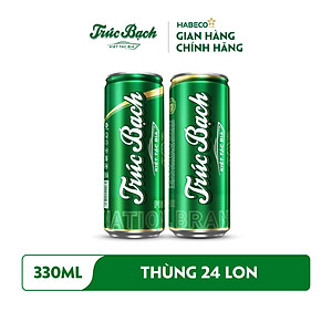 Combo 2 Thùng Bia Trúc Bạch - Thùng 24 lon 330ml - Phiên bản Tết 2026