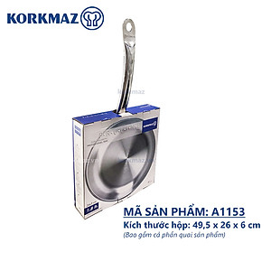 Chảo inox 18/10 Korkmaz Proline 24 cm - 1.8 lít