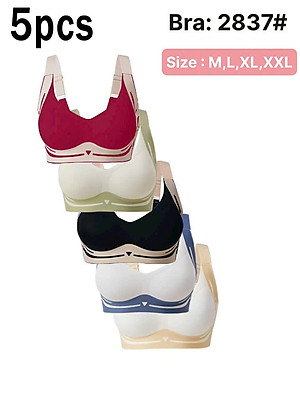 Áo lót nữ su đúc không đường may nâng ngực cài sau 4 móc 2837