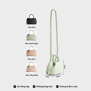 Túi Yuumy ( Thời trang nữ kiểu đám mây size 22  - Túi đeo chéo da Seasand YN257 )