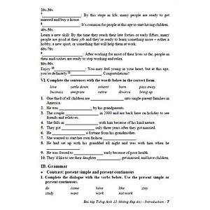 Sách Bài Tập Tiếng Anh Lớp 12 ( Theo chương trình GDPT Mới - Chân Trời Sáng Tạo -Tặng File Đáp Án) HAB