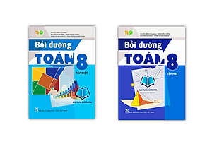 Sách - Combo Bồi dưỡng Toán 8 tập 1 + 2 (Kết nối tri thức với cuộc sống)