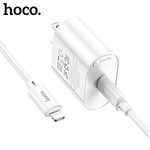 Bộ Sạc Nhanh PD 20W Cho iPhone, iPad Hoco C76Plus/CS13/C109 - Hỗ trợ sạc nhanh 0-50% Pin trong 30p - Hàng Chính Hãng