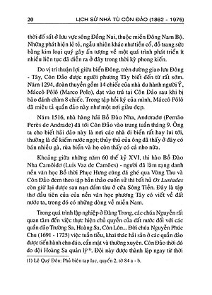 Sách Lịch Sử Nhà Tù Côn Đảo