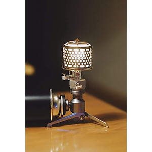 Đèn măng xông campingmoon campoutvn đồ cắm trại dã ngoại du lịch đèn bão dùng ga gọn nhẹ an toàn chống tắt khi gặp gió ánh sáng vàng A025