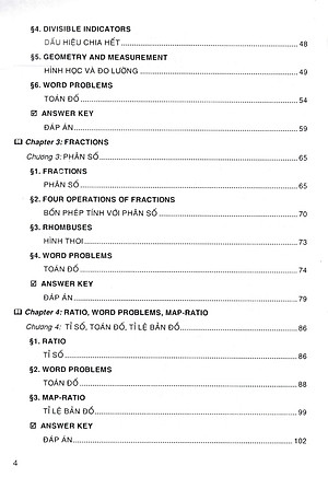 We Learn Maths In English - Em Học Toán Bằng Tiếng Anh 4 (Dùng Chung Cho Các Bộ SGK Hiện Hành)