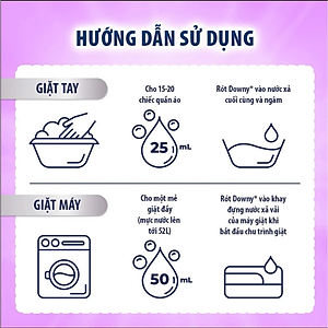 Túi Nước Xả Vải DOWNY Tinh Dầu Thiên Nhiên 3.5L