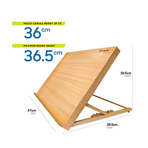 Bảng Vẽ Để Bàn Gỗ Sồi Mont Marte A2/A3 - Drawing Board Signature A2/A3 - MEA0033/MEA0034