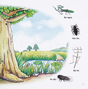 Sách Chú Mèo Kẹo Bi Phiêu lưu Trong Xứ Sở Côn Trùng (Tập 3): Trên Cây