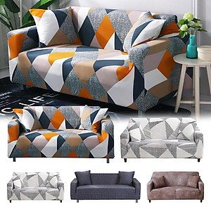 Stretch Slipcover Elastic Stretch Sofa Cover with Pillowcase for Living Room Couch Cover