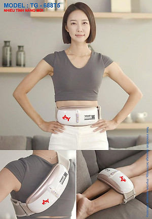 Đai (máy) massage bụng rung lắc và xoay aYosun TG - W688T5Premium thế hệ mới. Hỗ trợ Làm thon gọn cơ thể, mát xa thư giãn và giúp tiêu hóa tốt