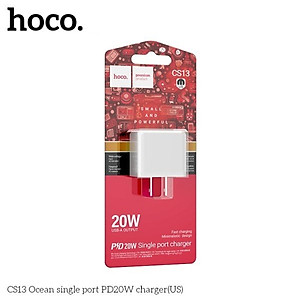 Củ Sạc Nhanh Cho Iphone Hoco C80/C80Plus/CS13/CS13A - Hỗ trợ sạc nhanh 20W PD QC3.0 - Hàng Chính Hãng