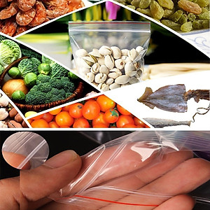 0.5kg túi zipper chỉ đỏ đựng thực phẩm