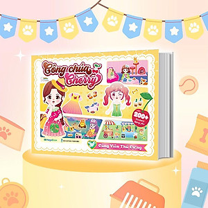 Công chúa Cherry Sách bóc dán sticker cho bé gái
