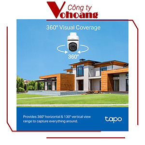 Camera WiFi TP-Link Tapo C510W An Ninh Quay/Quét 360 Độ, Chống Nước - Hàng Chính Hãng