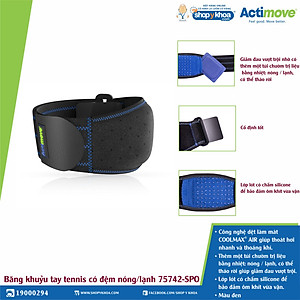 Băng khuỷu tay tennis có đệm nóng/lạnh 75742-SPO Actimove Elbow Strap