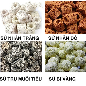Vật Liệu Lọc Hồ Cá (100g) - Viên Sứ Lọc, Xử Lý Nước Bể Cá Loại Tốt Giá Rẻ - Phụ Kiện Thủy Sinh Cá Cảnh