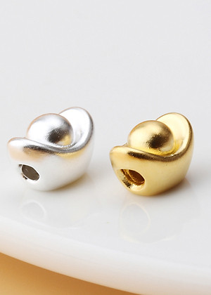 Combo 2 cái charm bạc hình nén vàng - Ngọc Quý Gemstones