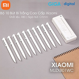 Bút bi Xiaomi Trắng (Mực Đen) 0.5mm MJZXB01WC cao cấp - Hàng Chính Hãng