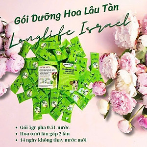 Gói Cắm Hoa Tươi Lâu Gấp 2 Lần Và 14 Ngày Không Thay Nước Loại 5gr Longlife (Bộ 50 gói)