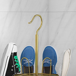 Giá  kệ phơi giày dép thép không gỉ 360 độ giản nhiều tầng để ngoài trời ban công lưu trữ gia đình- hàng loại 1 - Chính hãng MINIIN 