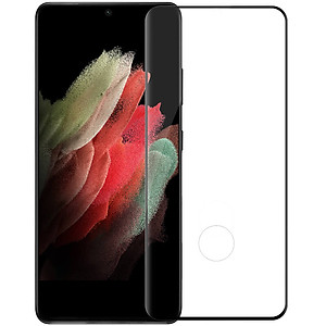 Miếng dán kính cường lực full 3D cho Samsung Galaxy S21 Ultra hiệu Nillkin CP+ Max (Mỏng 0.3mm, Kính ACC Japan, Chống Lóa, Hạn Chế Vân Tay) - Hàng nhập khẩu