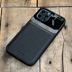 Ốp lưng da kính cao cấp dành cho iPhone 12 Mini / 12 / 12 Pro / 12 Pro Max - Hàng chính hãng
