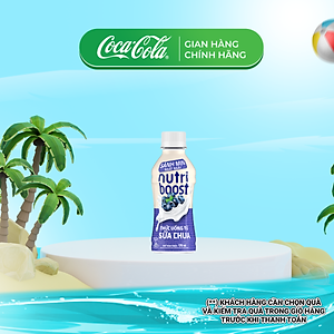 Lốc 24 Chai Thức Uống từ Sữa Chua Nutriboost Vị Việt Quất (170ml/chai) Sale 25.10_TK