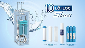 Máy lọc nước nóng nguội 10 lõi lọc Smax Karofi KAH-D10 - Hàng chính hãng